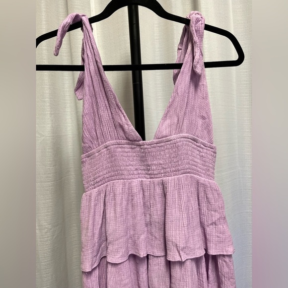 Lovers and Friends Brielle Mini Dress in Lavender Purple Revolve | size Small - Picture 3 of 9
